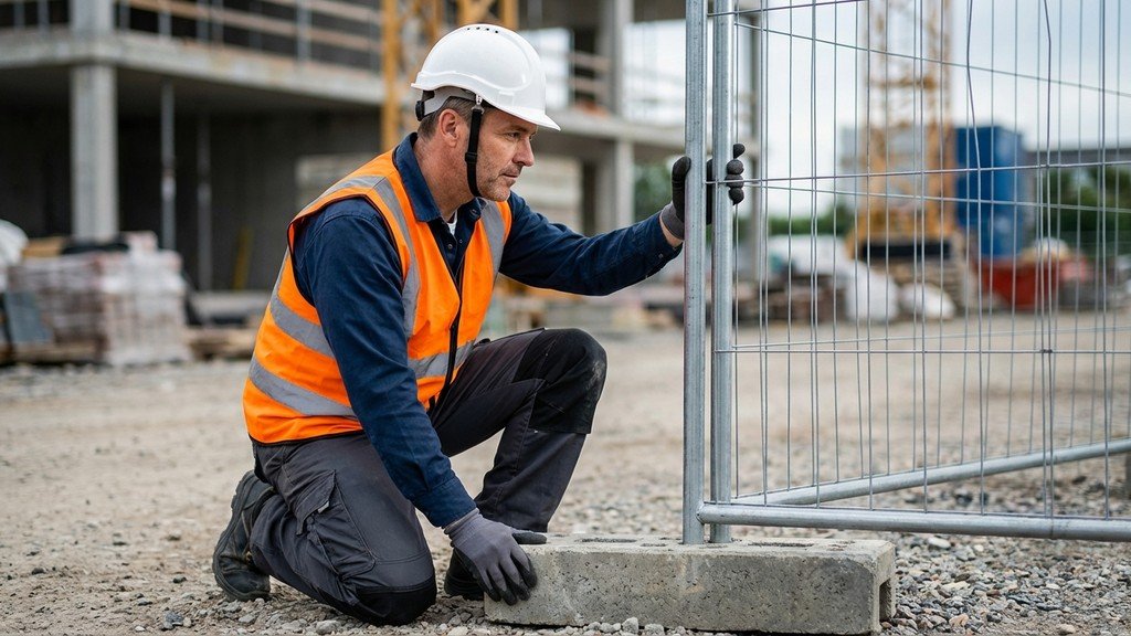בדיקת תקינות גידור בטיחותי באתר בנייה